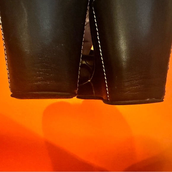 Brown Coach Signature Fabric Platform Wedges Sandals 8M - Picture 14 of 14